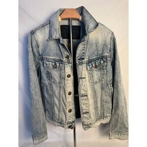 Legendary Goods Light Wash Denim Jacket Small Classic Button Front